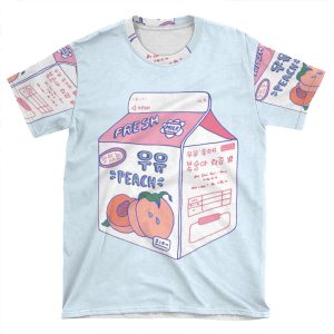 Peach Milk Carton AOP T-shirt Tee