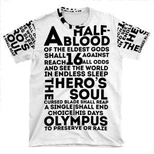 Percy Jackson And The Olympians - The Great Prophecy AOP T-shirt Tee