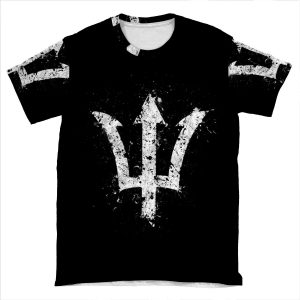 Percy Jackson - Trident AOP T-shirt Tee