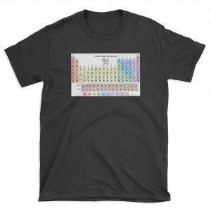 Periodic Table with all 118 Element Names T-shirt Tee