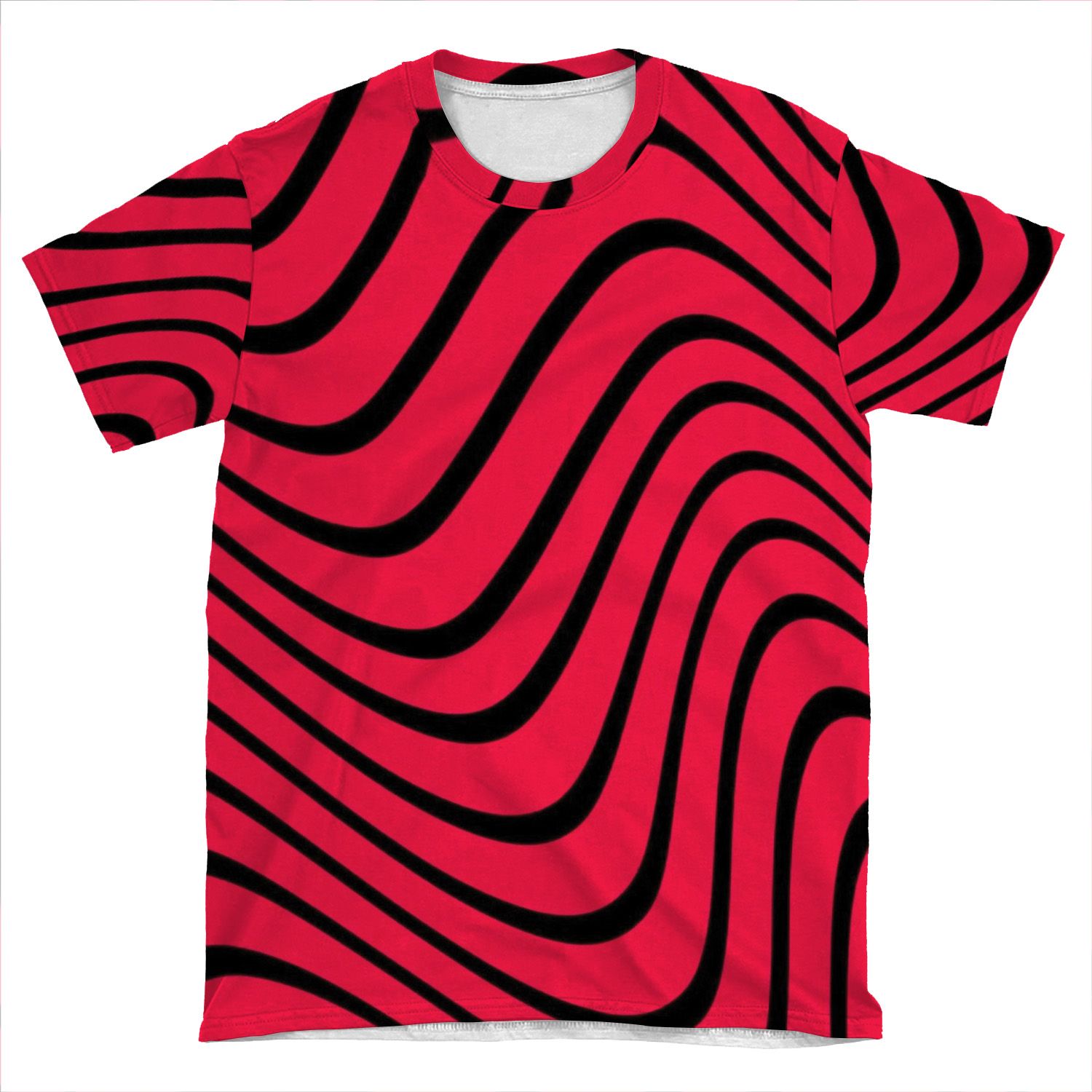 Pewdiepie Red And Black AOP T-shirt Tee