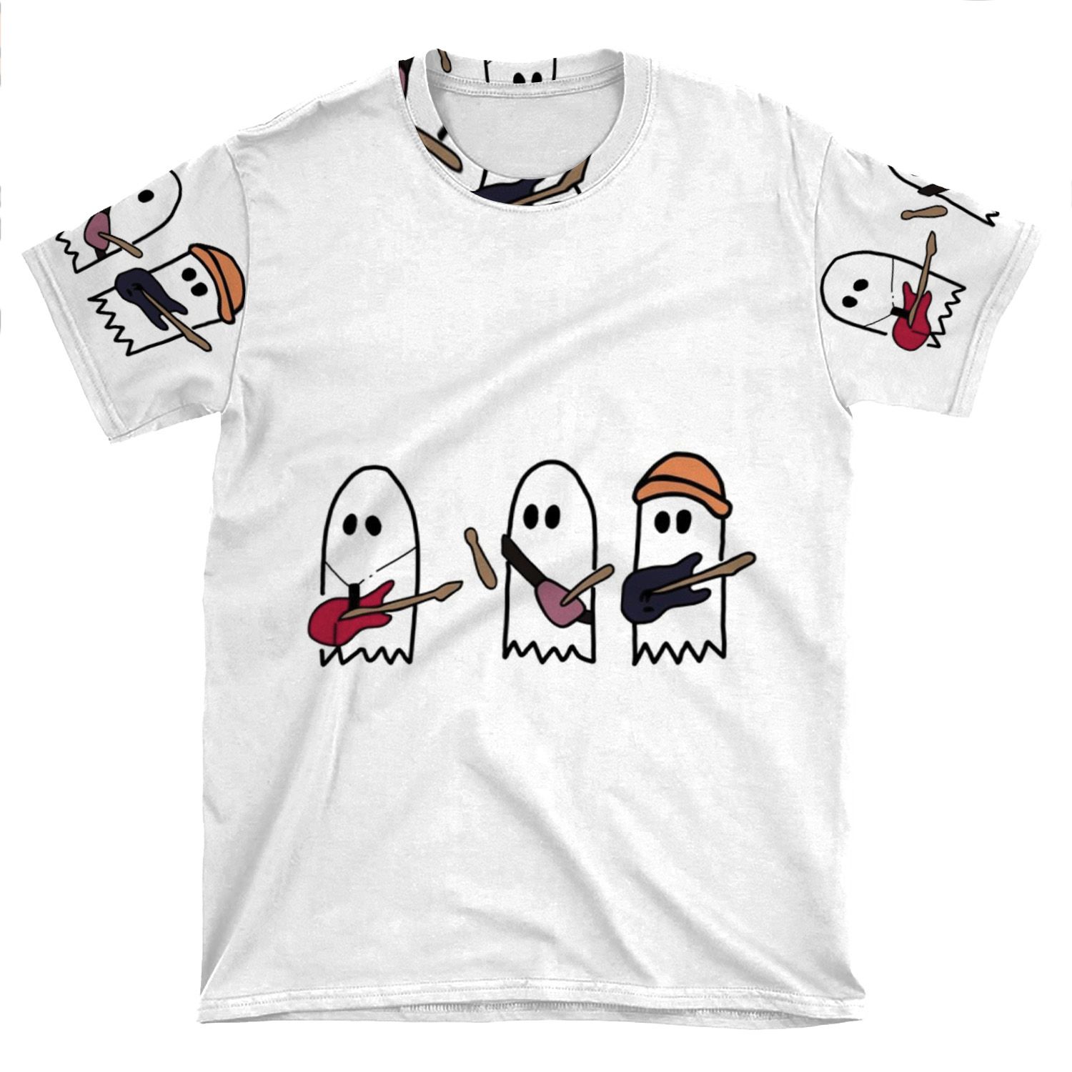 Phantoms From Julie And The Phantoms AOP T-shirt Tee