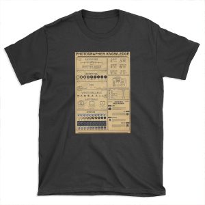 Photographer Knowledge T-shirt Tee