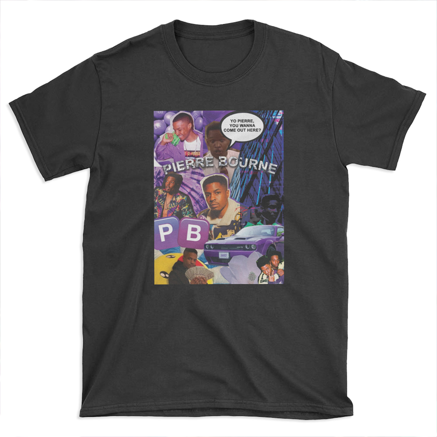 Pierre Bourne Collage T-shirt Tee