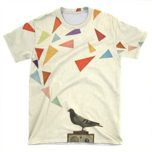 Pigeon Radio AOP T-shirt Tee