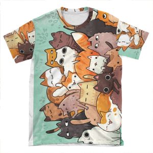 Pile O Cat AOP T-shirt Tee