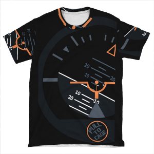 Pilot Attitude Phone AOP T-shirt Tee