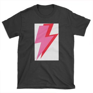 Pink and Red Lightning T-shirt Tee