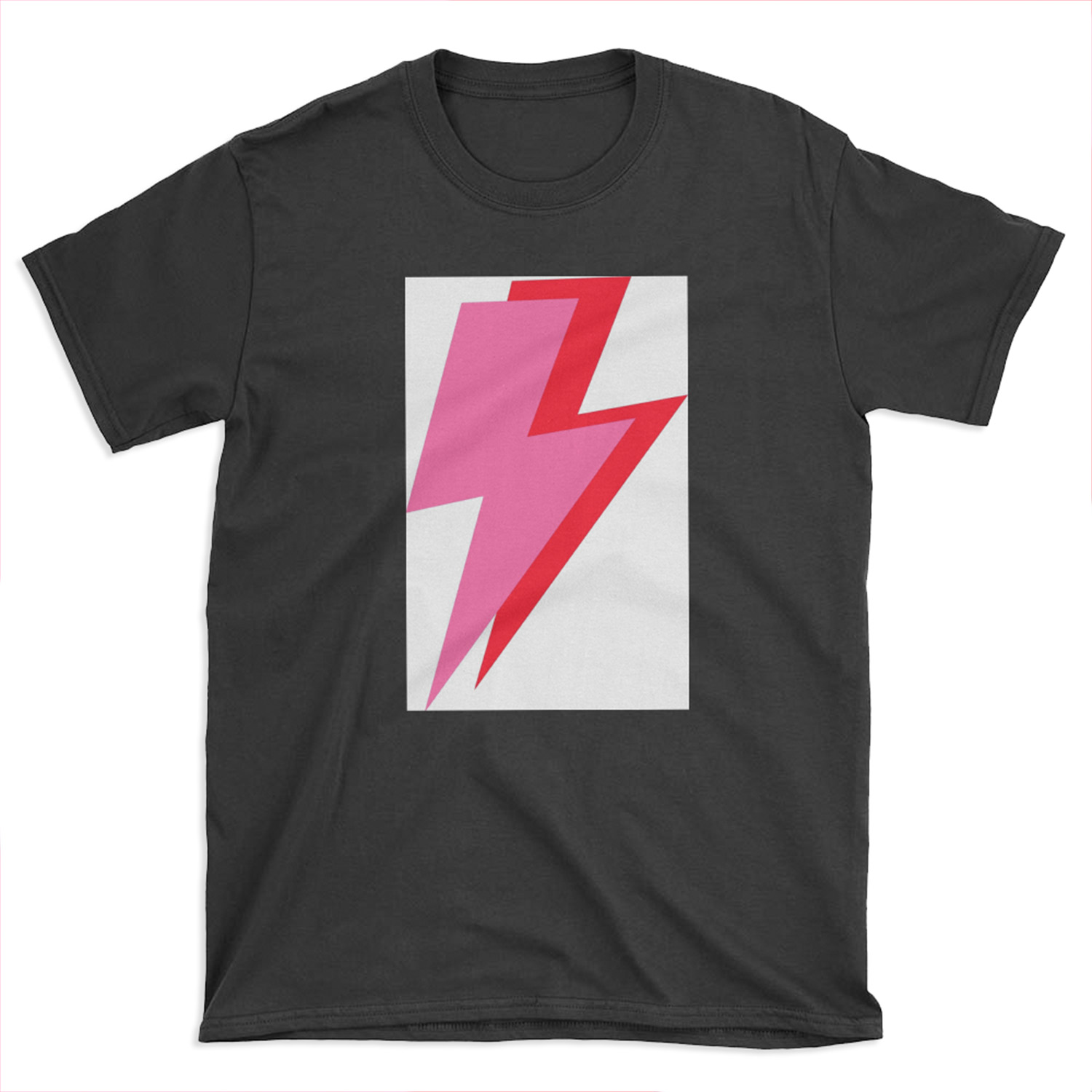 Pink and Red Lightning T-shirt Tee