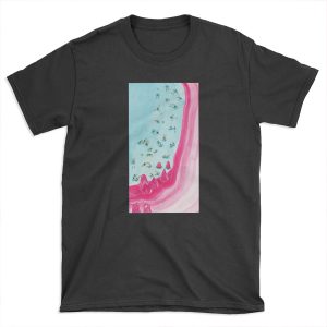 Pink beach T-shirt Tee