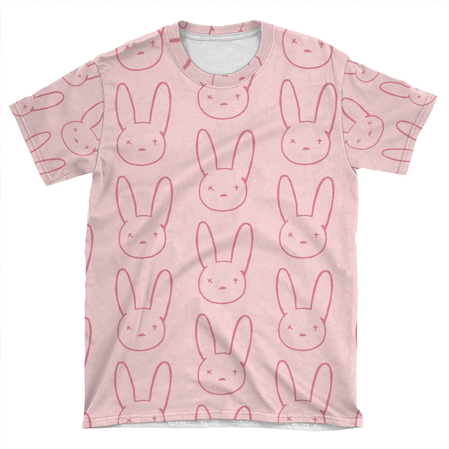 Pink Bunny AOP T-shirt Tee