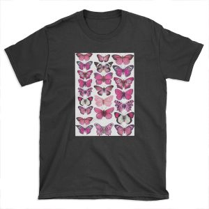 pink butterfly T-shirt Tee