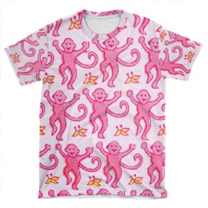 Pink Roller Rabbit AOP T-shirt Tee