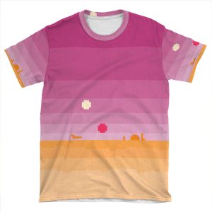Pixel Tatooine Landscape AOP T-shirt Tee