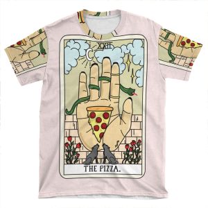 Pizza Reading AOP T-shirt Tee