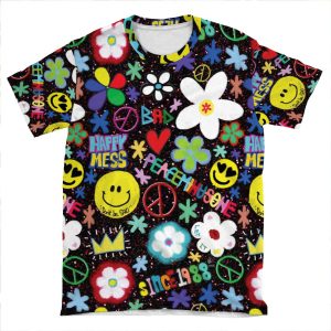 Pmo Colorful Collage AOP T-shirt Tee