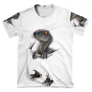 Pocket Protector - Blue AOP T-shirt Tee