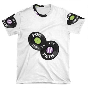Pog Through The Pain AOP T-shirt Tee