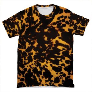 Polished Tortoise Shell Art Deco 2 AOP T-shirt Tee