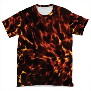 Polished Tortoise Shell Art Deco 3 AOP T-shirt Tee