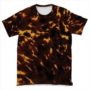 Polished Tortoise Shell Art Deco AOP T-shirt Tee