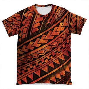 Polynesian Mix AOP T-shirt Tee