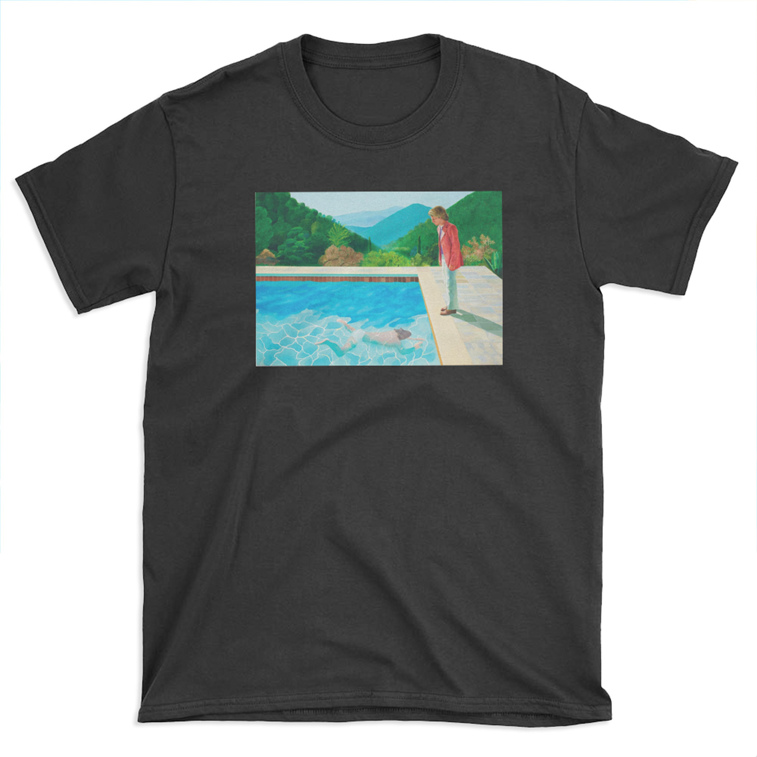 pool with two figures T-shirt Tee