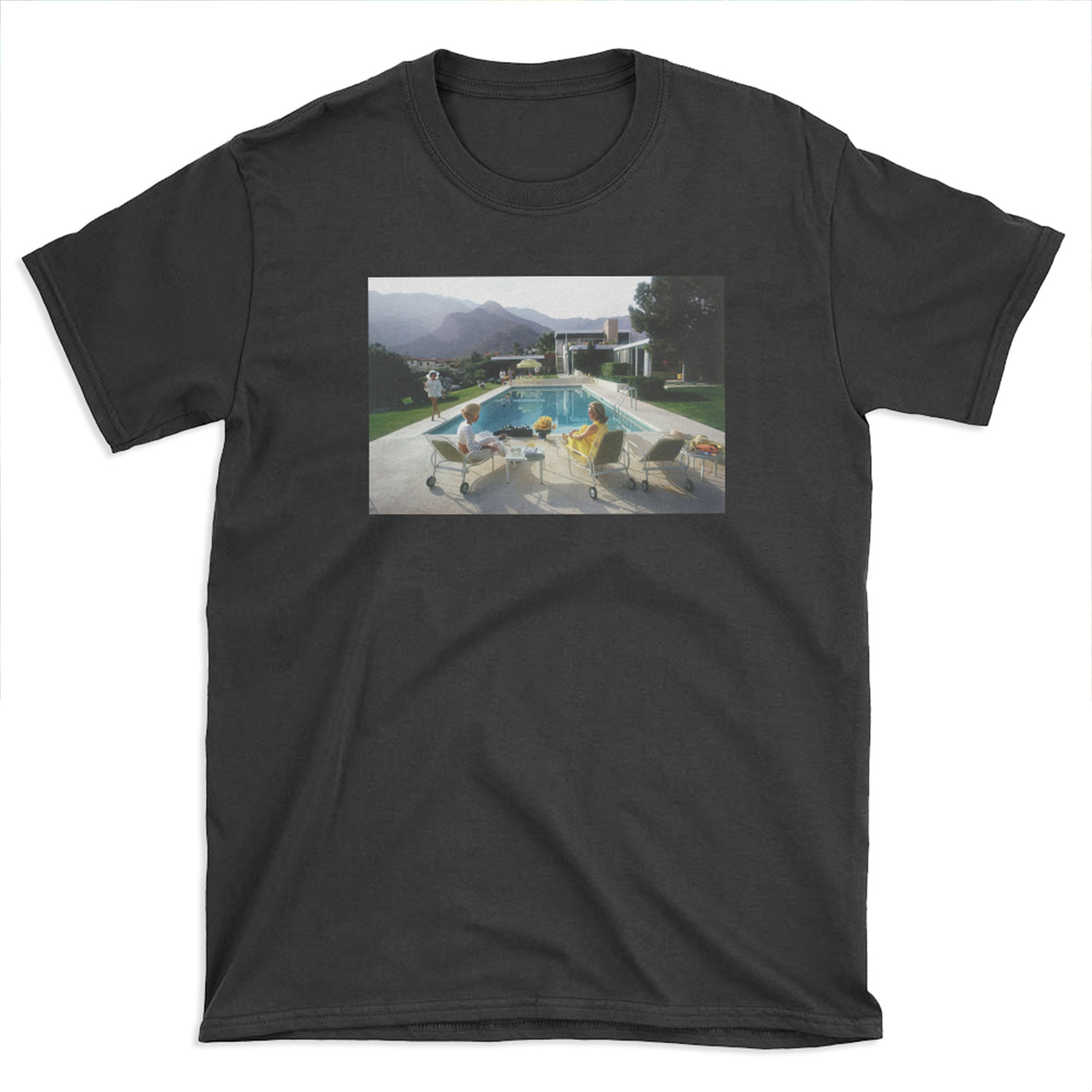 Poolside Mountain T-shirt Tee