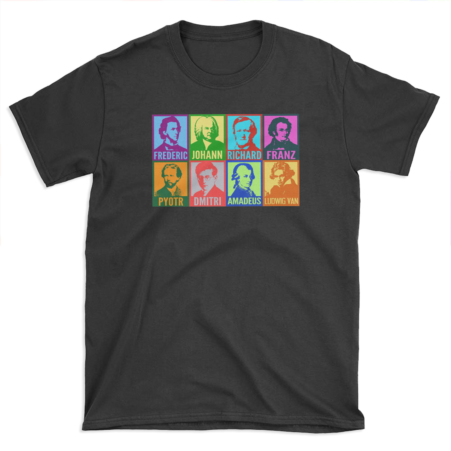 Pop Art Composers T-shirt Tee