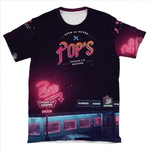 Pop's Diner AOP T-shirt Tee