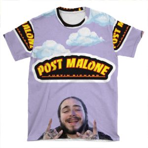 Post Malone AOP T-shirt Tee