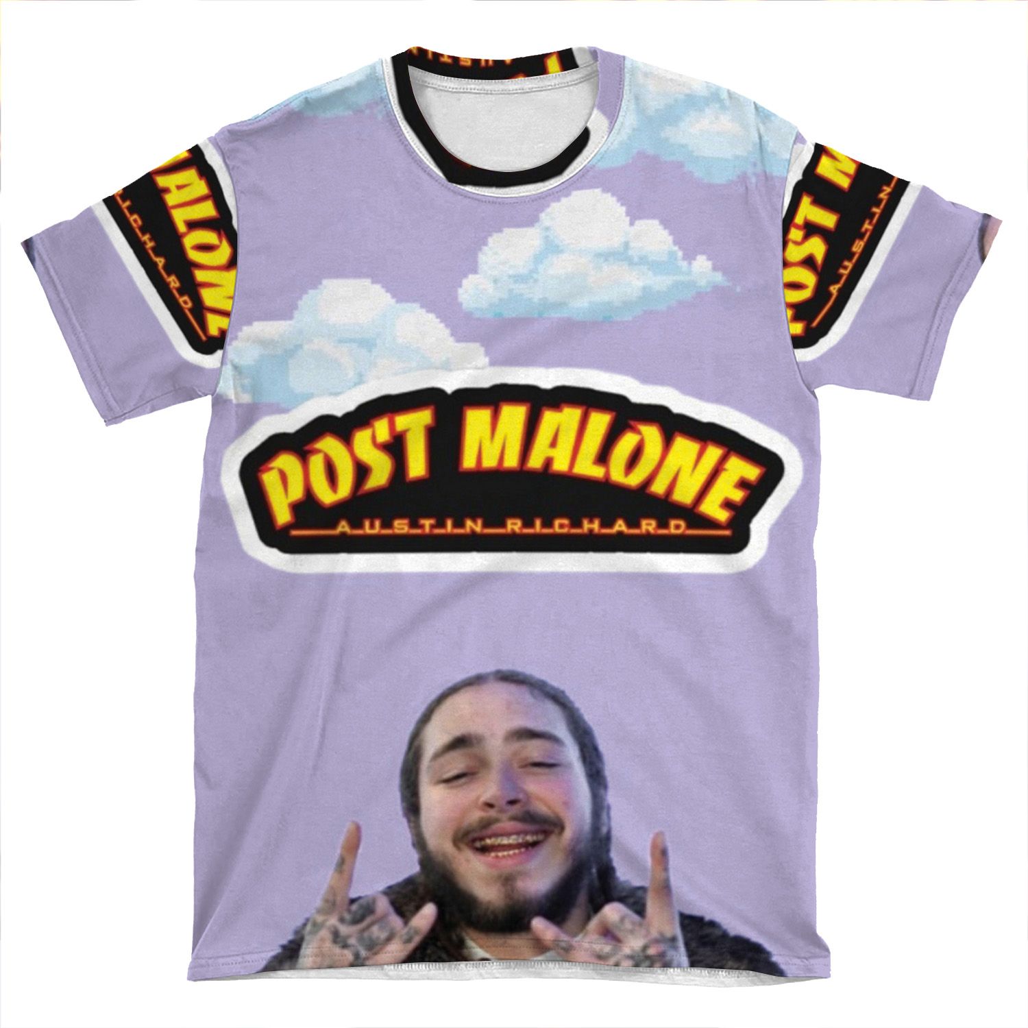Post Malone AOP T-shirt Tee
