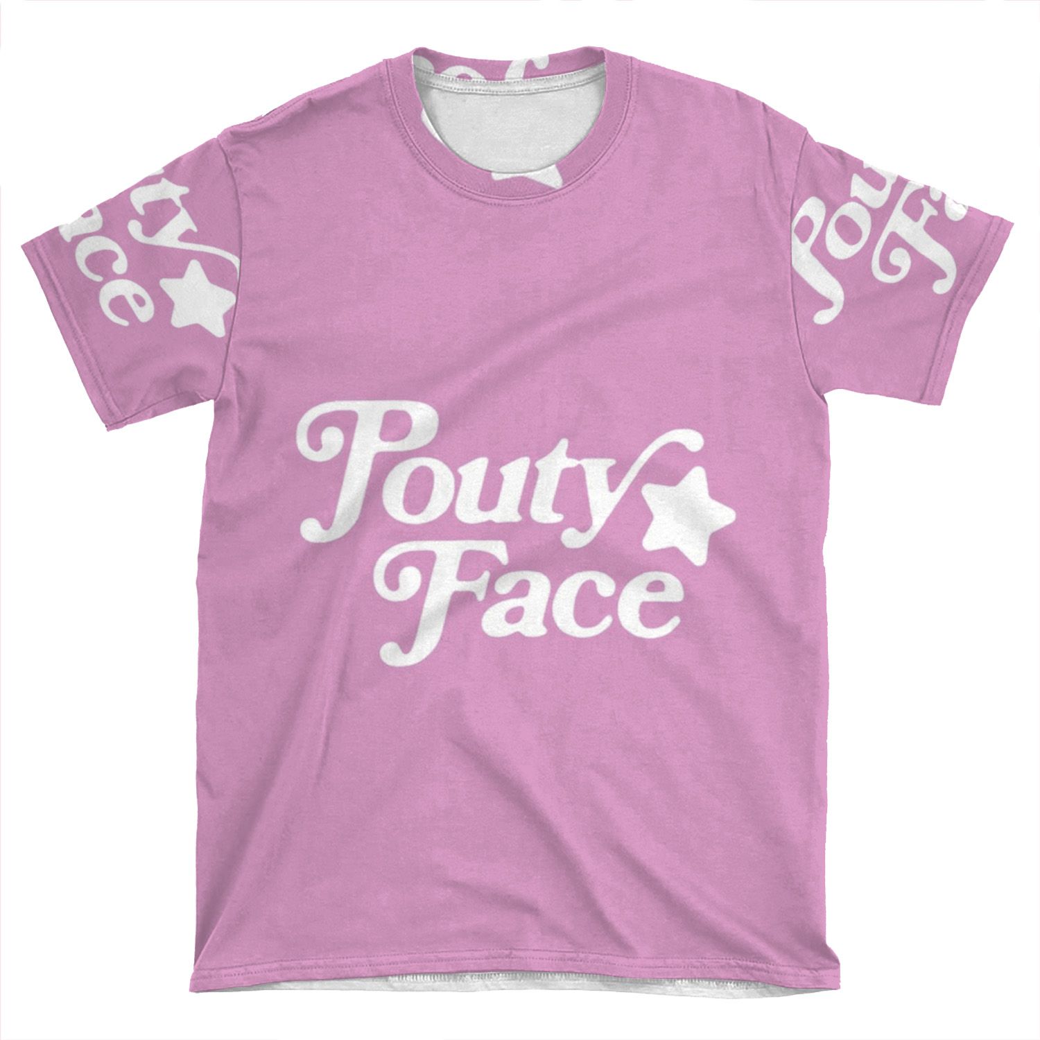 Pouty Face AOP T-shirt Tee