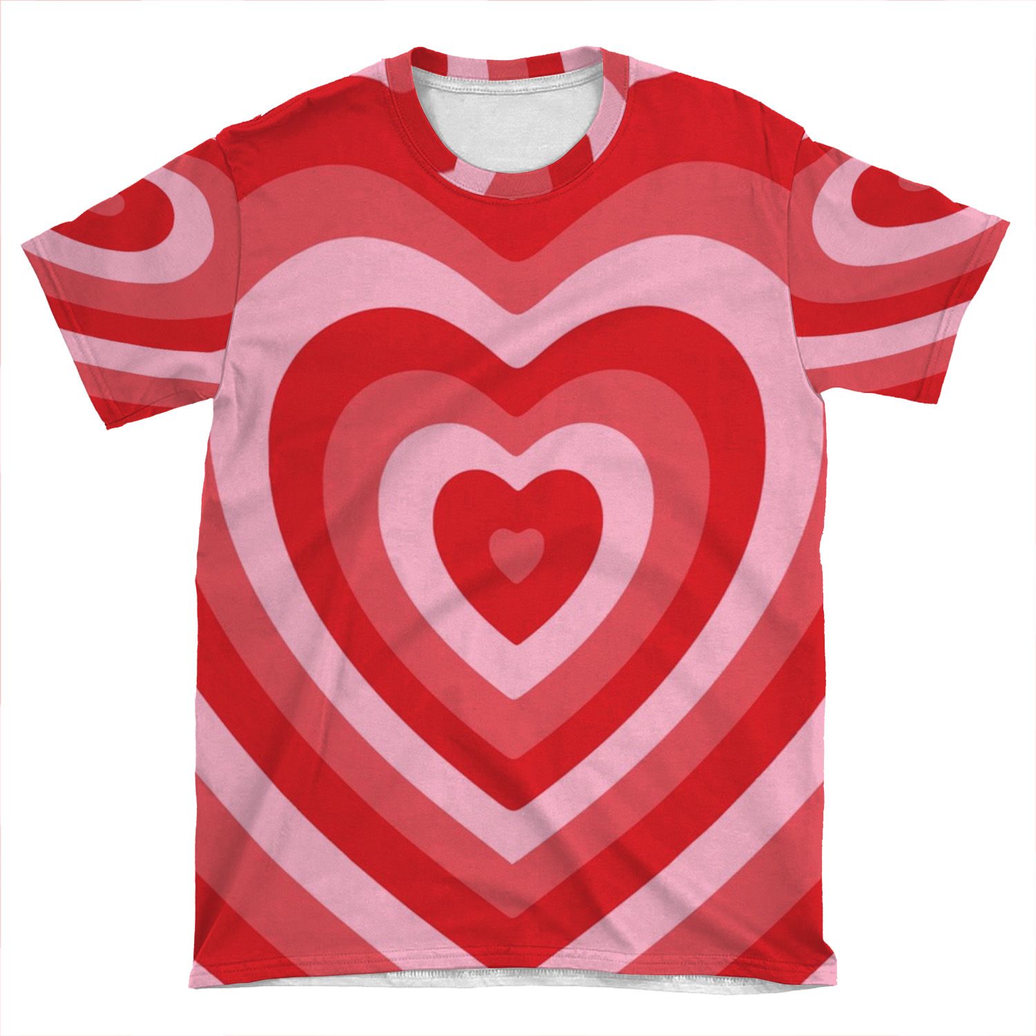 Powerpuff Girls Heart AOP T-shirt Tee