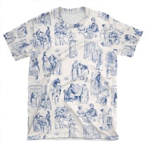 Pride And Prejudice Toile AOP T-shirt Tee