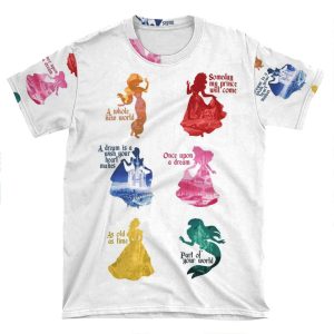 Princesses - Castle AOP T-shirt Tee