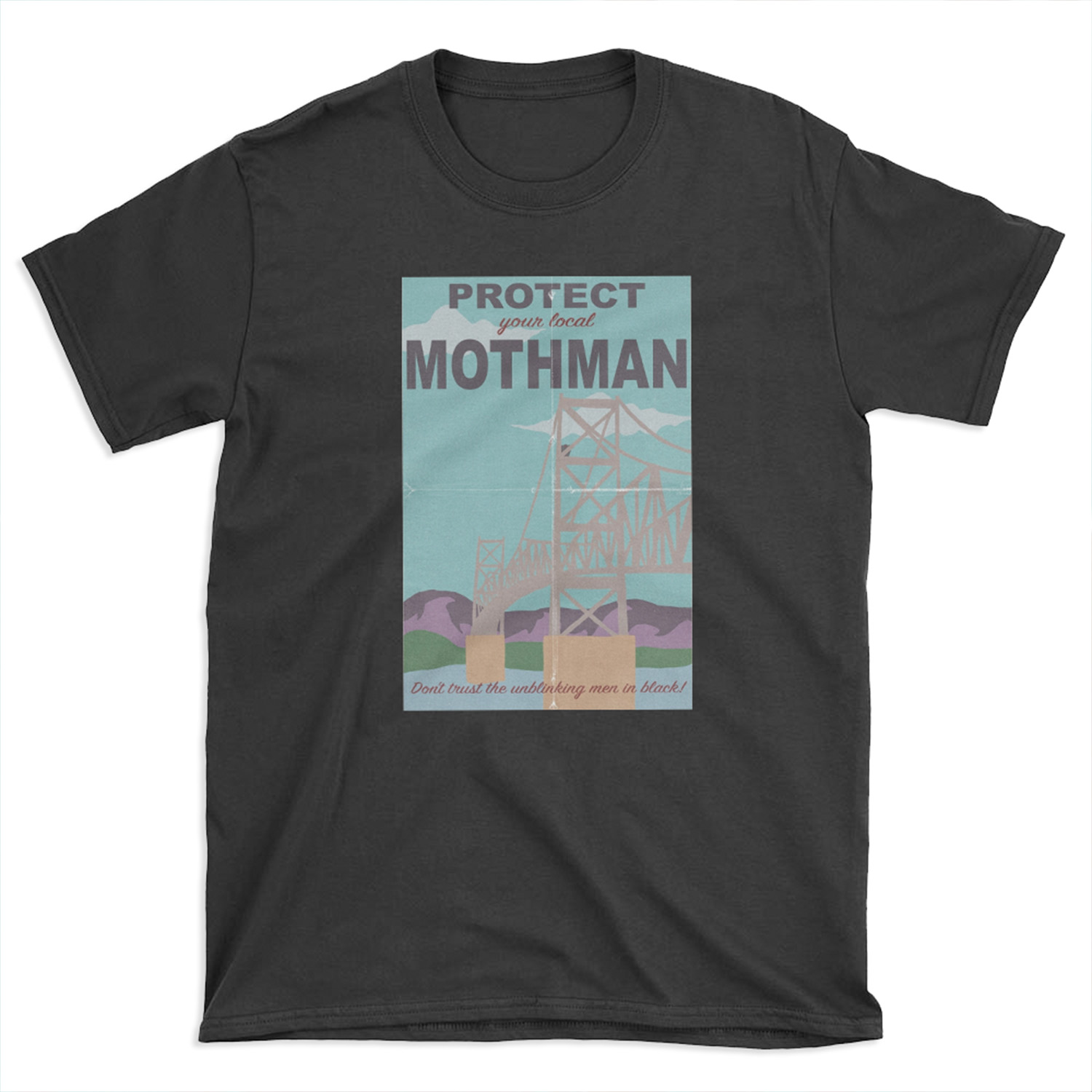 Protect Your Local Mothman T-shirt Tee