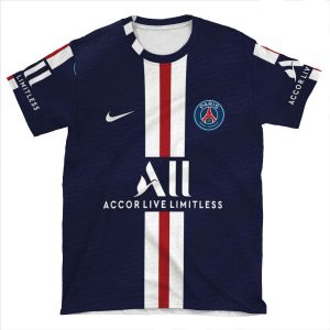 Psg Home Jersey 2019/20 AOP T-shirt Tee