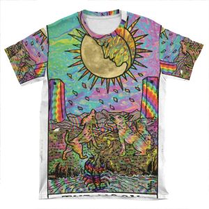 Psychadelic Tarot- The Moon AOP T-shirt Tee