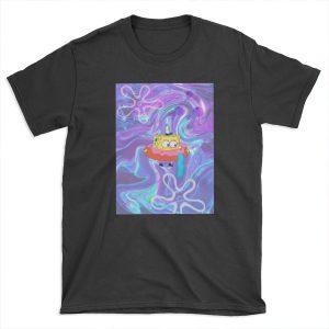 Psychedelic Donut Spongebob Tapestry T-shirt Tee