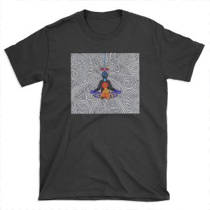 Psychedelic meditiation T-shirt Tee