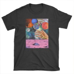 Psychedelic space. T-shirt Tee