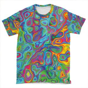Psychedelic Spring AOP T-shirt Tee