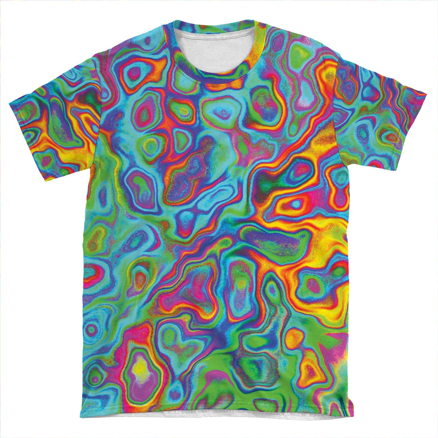 Psychedelic Spring AOP T-shirt Tee