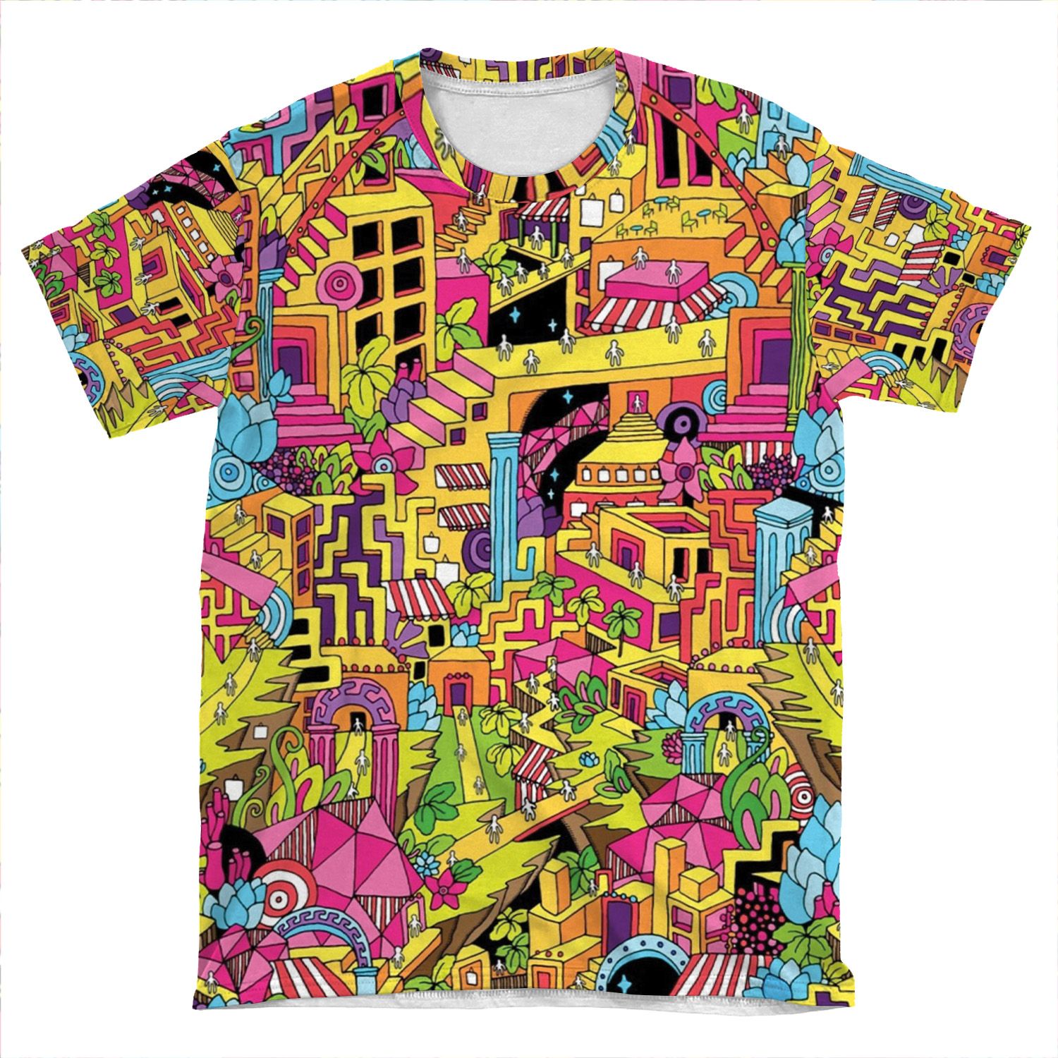 Psychotropic AOP T-shirt Tee