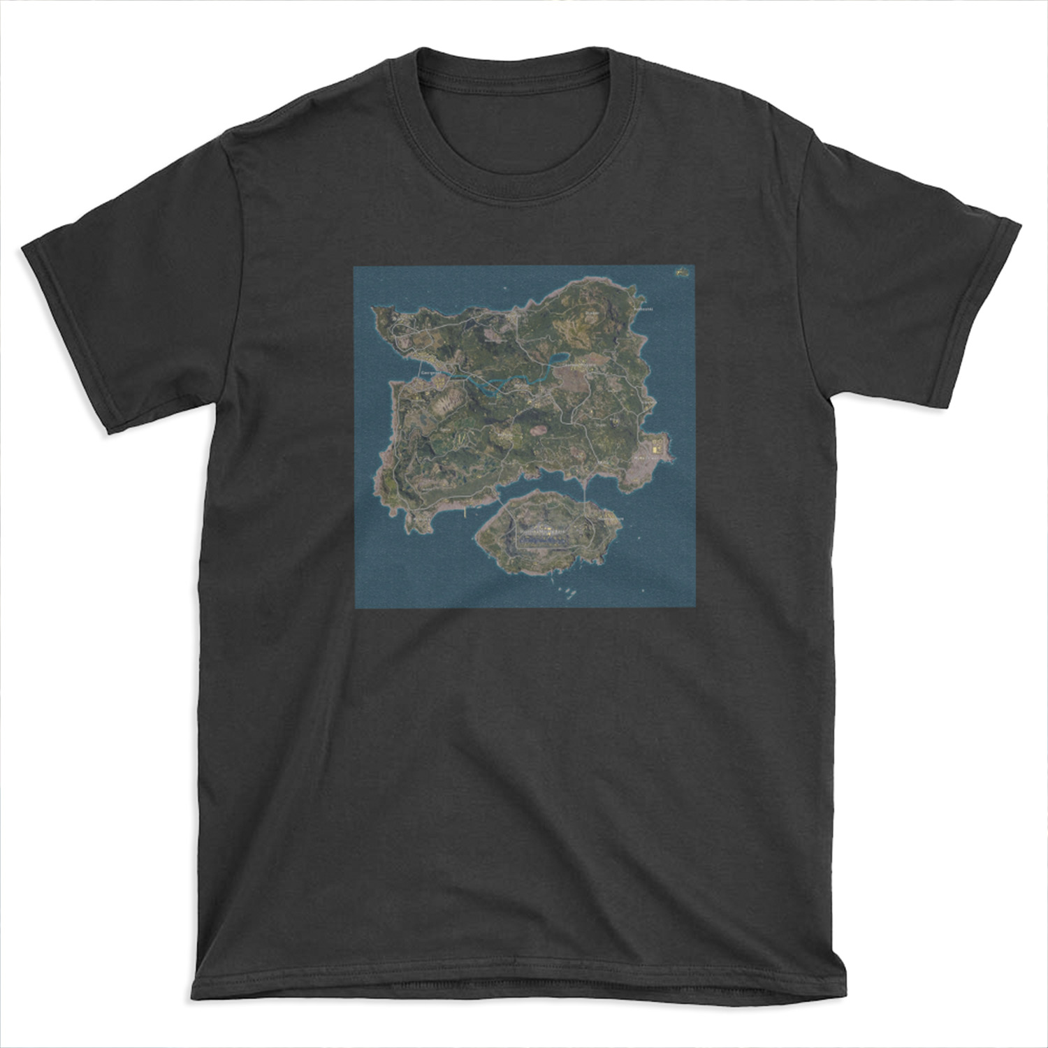 PUBG Erangel T-shirt Tee