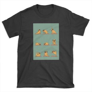 Pug Yoga T-shirt Tee