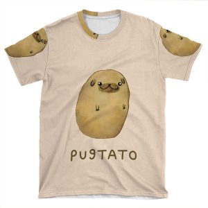 Pugtato AOP T-shirt Tee