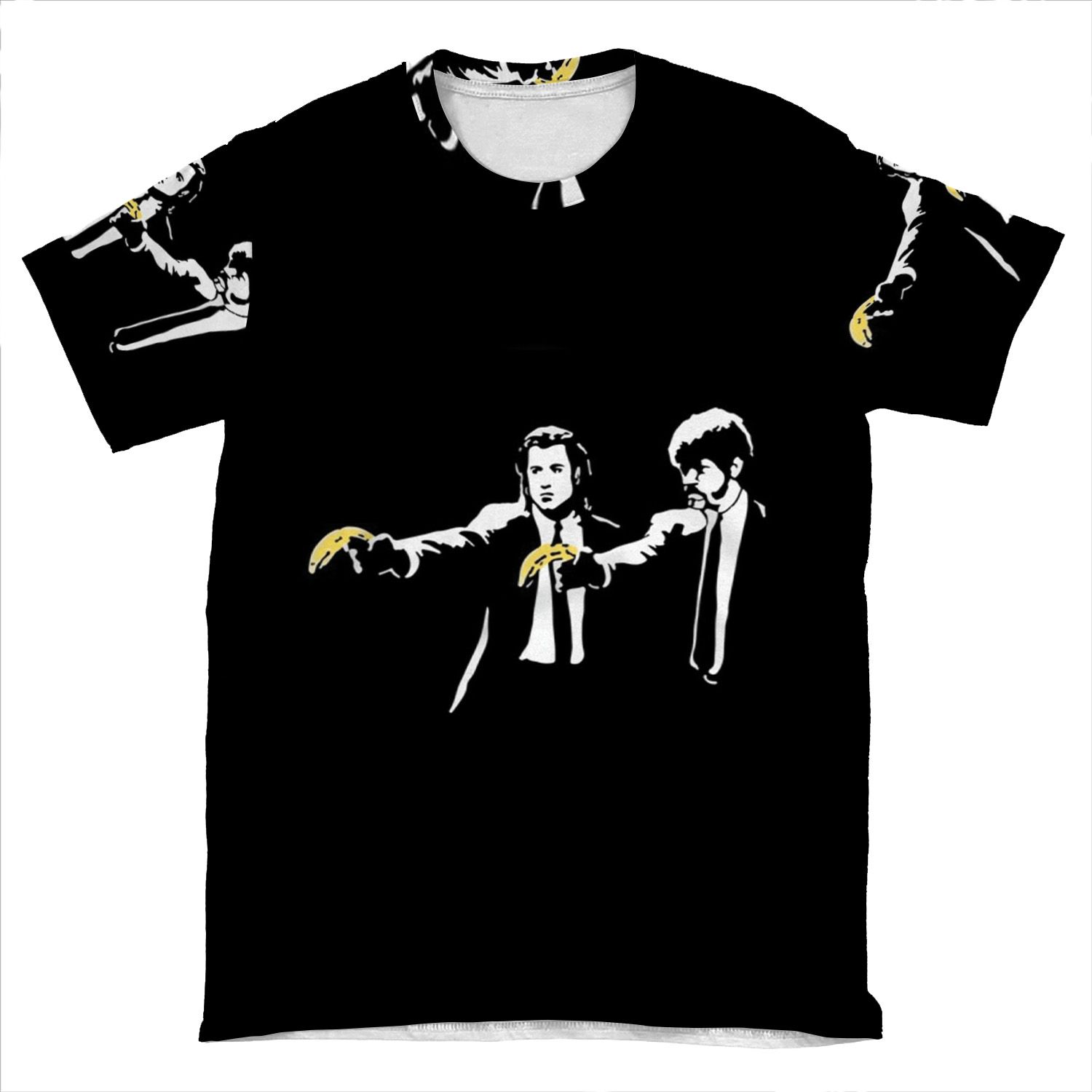 Pulp Fiction Banana. AOP T-shirt Tee