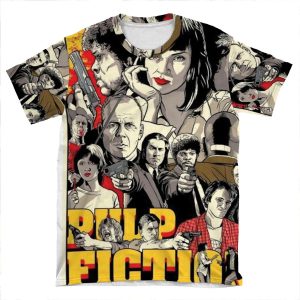 Pulp Fiction V2 AOP T-shirt Tee
